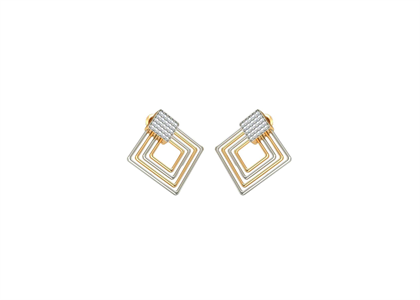 Tri Tone Plated | Fashion Earrings